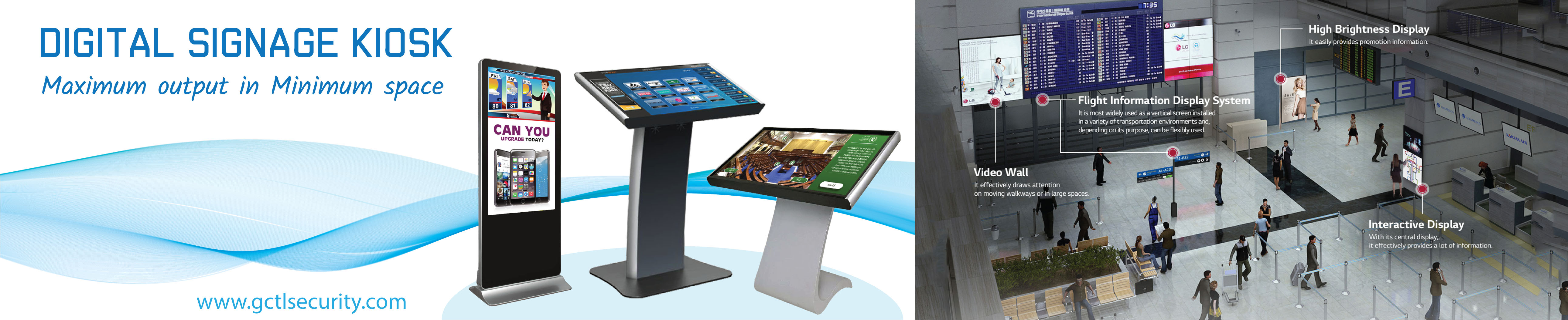 Digital Information Kiosk Display