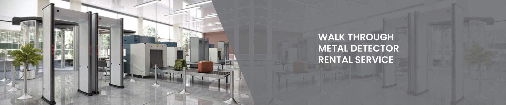 Walk Through Metal Detector Rental Service in Bangladesh