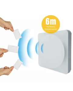 Long range UHF RFID reader for vehicle parking with 6 meters read range