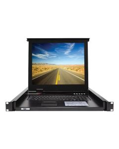 8 Port KVM Switches Console with 17" Monitor