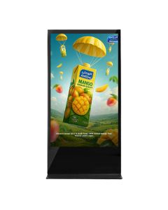 VARITO 85" 4K Touch Screen Free Standing Digital Signage Kiosk