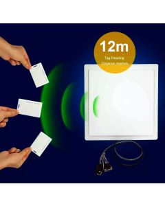 Long range UHF RFID reader for vehicle/parking with 12 meters read range