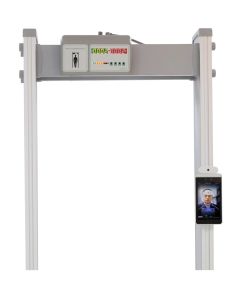 Walk Through Face Recognition Temperature Detection System