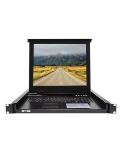 16 Port KVM Switch Console with 17" Monitor