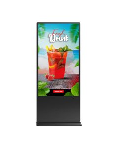 VARITO 65" 4K Touch Screen Free Standing Digital Signage Kiosk