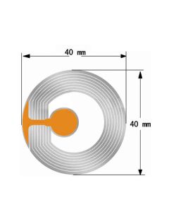 anti-shoplifting  RF security  tags  4040mm front image