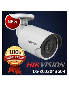 Hikvision DS-2CD2043G0-I 4MP IP Network Bullet Camera with Night Vision & 4mm Lens
