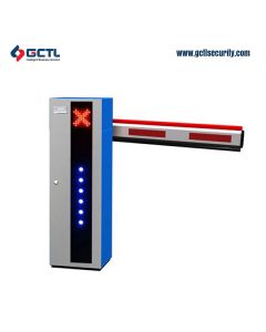 Ground retractable automobile barrier