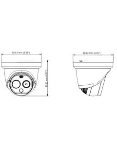 Hikvision DS-2TD1217B-3/PA 4MP Body Temperature Screening Dome Camera
