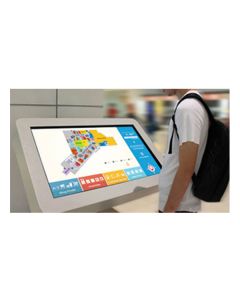 Interactive wayfinding touch kiosk