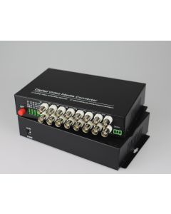 16CH VIDEO FIBER OPTIC TRANSCEIVER
720P SUPPORTS AHD/CVI/TVI

