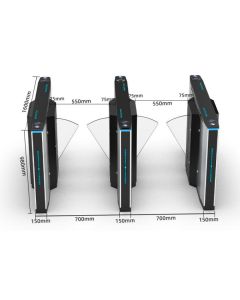 Retractable Optical Turnstile for Metro Station