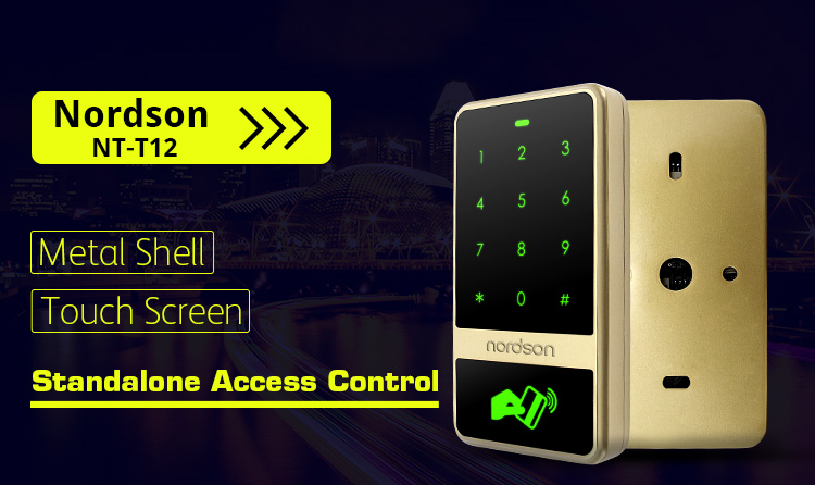 Nordson NT-T12 Metal Touch-Screen RFID Access Control Connection Diagram