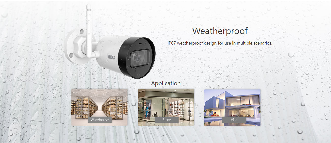 Bullet lite weatherproof application Bullet lite weatherproof application