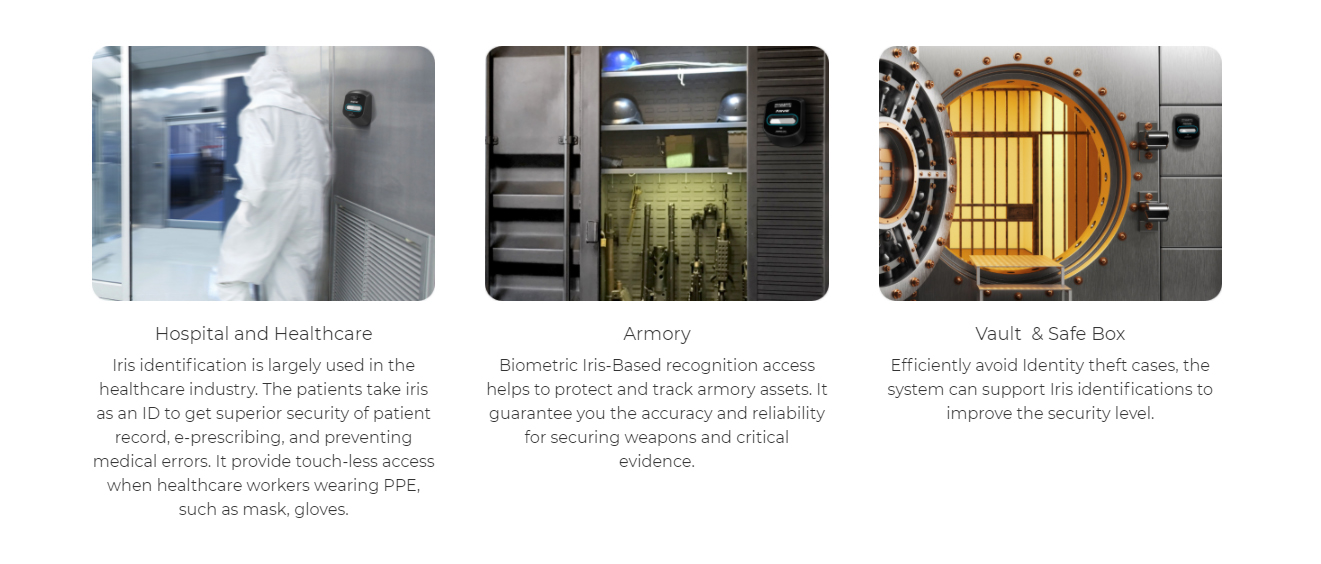Anviz UltraMatch S2000 Iris Recognition System Application2