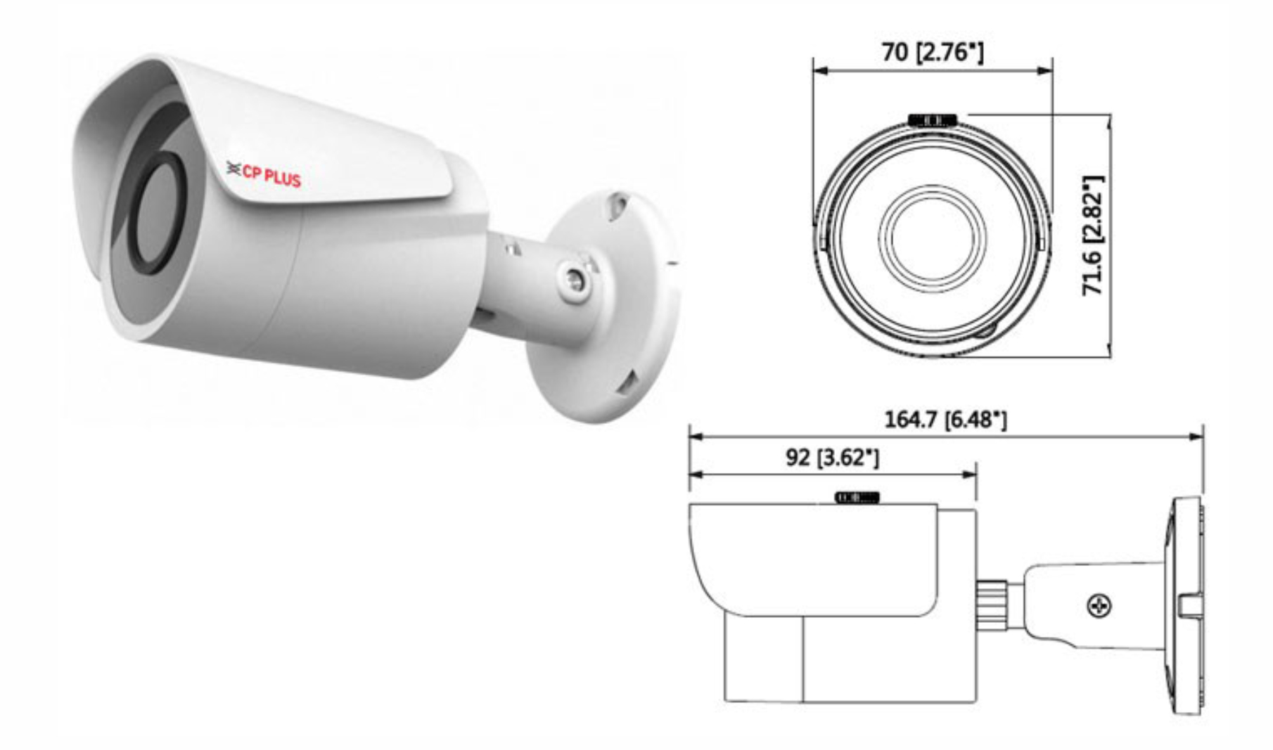 12. CP Plus CP-UNC-TA51L3-DS 5MP IP CCTV Camera in Bangladesh
