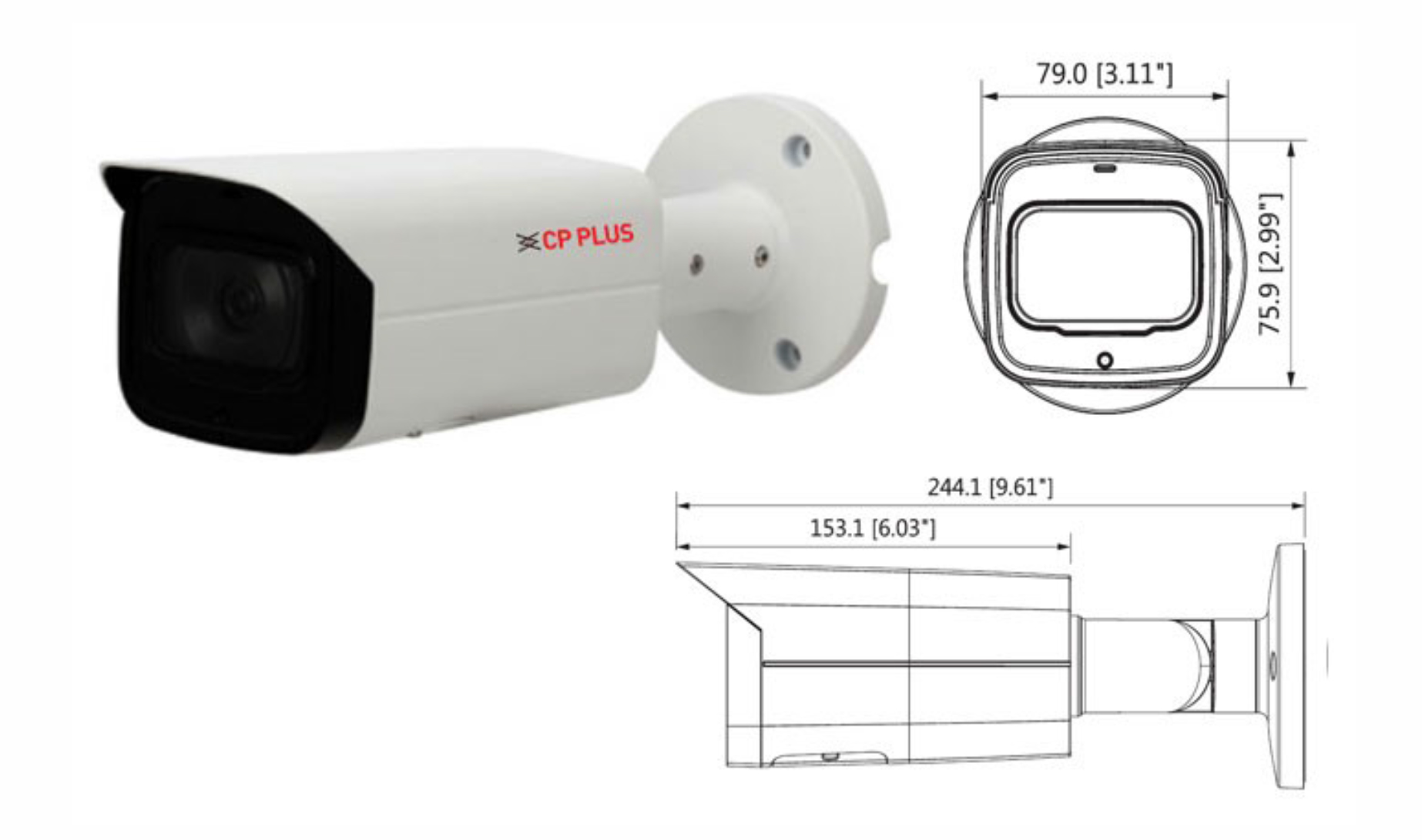 CP Plus CP-UNC-TB41ZL6-VMD 4MP IP CCTV Camera in Bangladesh