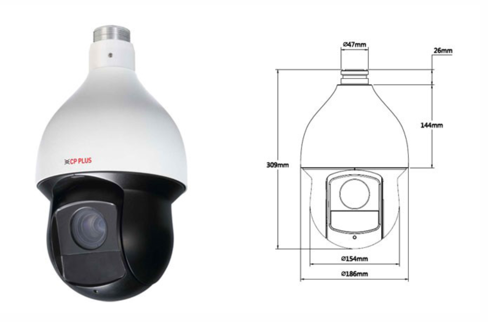 CP Plus CP-UNP E2521L15-DAP 2MP IP PTZ CCTV Camera in Bangladesh