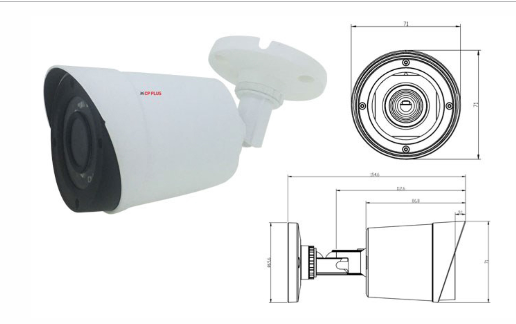 CP Plus CP-VAC-T10PL2 1 MP Indigo 720p Security Camera in bd