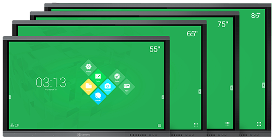 Interactive Flat Panel Display Size