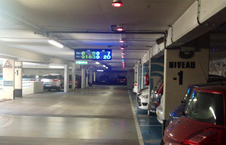 Parking Guigence LED Display indoor in bd Parking Guigence LED Display indoor